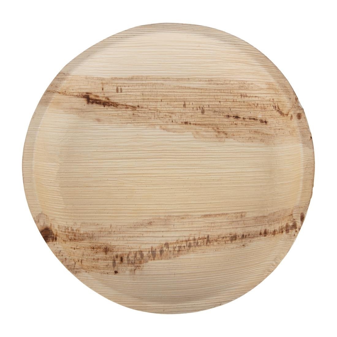 Fiesta Compostable Palm Leaf Plates Round - 250mm (Pack 100) HT877 - Whisk Hospitality - HT877