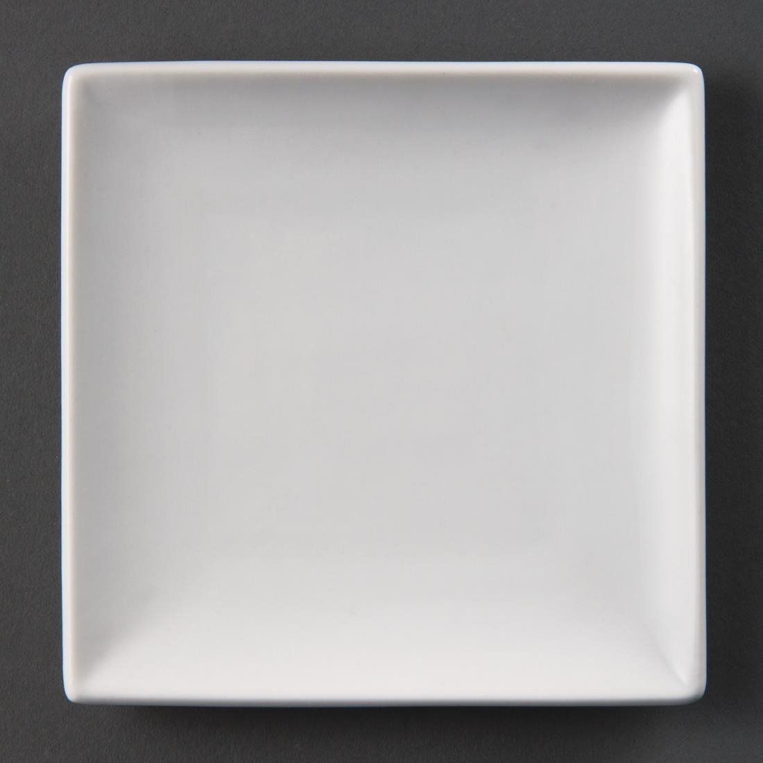 Olympia Whiteware Square Plate - 14cm 5 1/2" (Box 12) U153 - Whisk Hospitality - U153