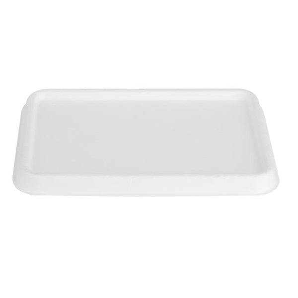 Fiesta Compostable Bagasse Lid For Bagasse Container Base (Pack 100) HW037 - Whisk Hospitality - HW037