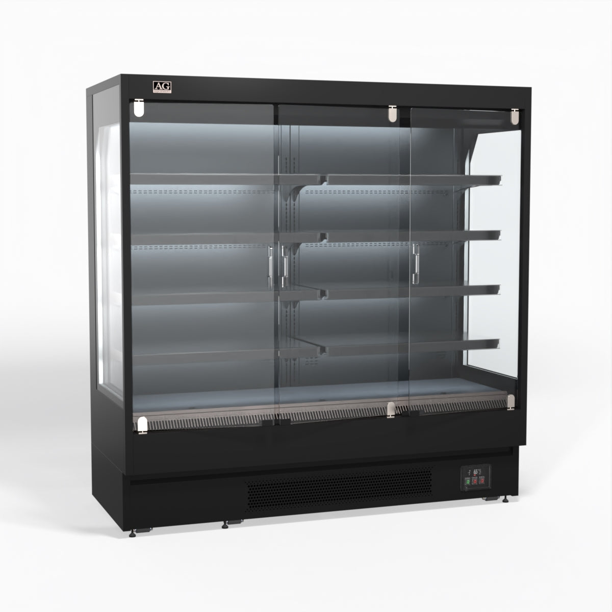AG 1940mm Supermarket Multi Deck Showcase 3 door Glass Fridge MSD2000 - Whisk Hospitality - MSD2000