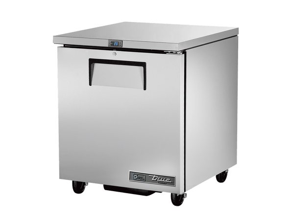 True Refrigeration Undercounter Foodservice Freezer, 1 Solid Swing Door - TUC - 27F - HC - Whisk Hospitality - TUC-27F-HC