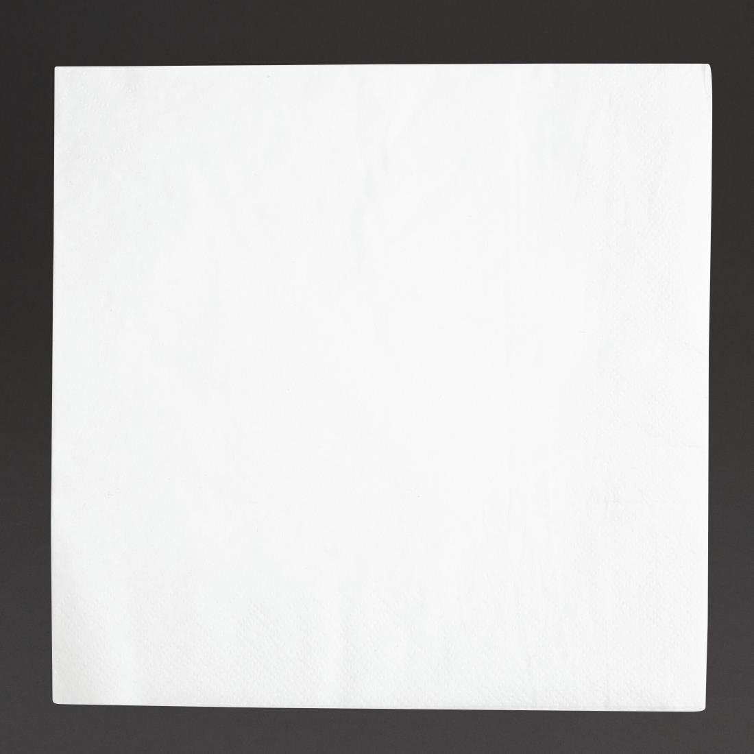 Fiesta Recyclable 40cm 2 ply 4 Fold White Dinner Napkin (Pack 2000) FE235 - Whisk Hospitality - FE235