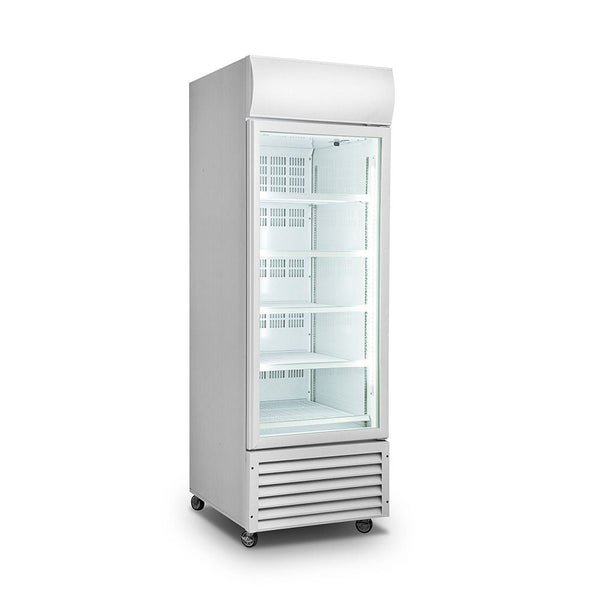 Thermaster Single Glass Door Colourbond Upright Drink Fridge - LG-370GT - Whisk Hospitality - LG-370GT