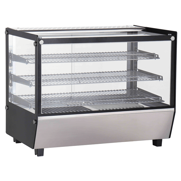 Verona 90H 160L Counter Top Heated Display - Stainless Steel - Whisk Hospitality - 90H-SS