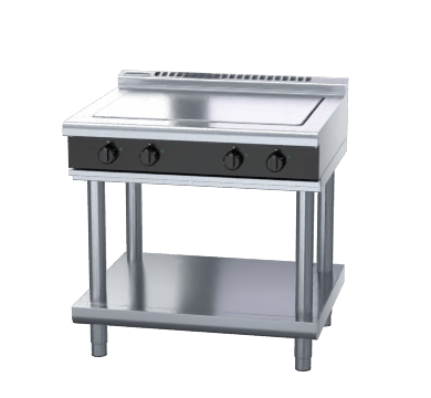 Waldorf Bold Rnl8140E Ls 900Mm Electric Solid Top Low Back Version Leg Stand - Whisk Hospitality - RNLB8104E-LS