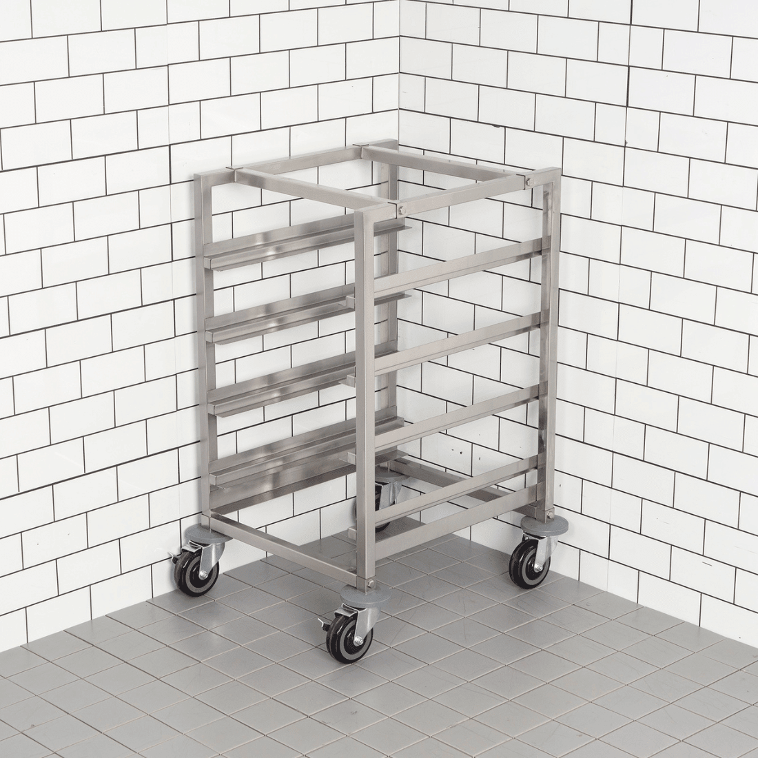Modular System Glasswasher Basket Trolley 4 Tray - 415771 - Whisk Hospitality - 415771