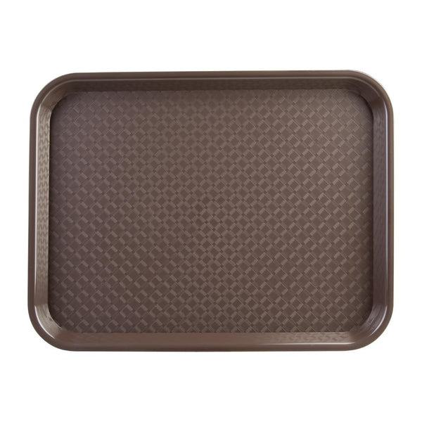 Olympia Kristallon Foodservice Tray Dark Brown - 265x345mm DP218 - Whisk Hospitality - DP218
