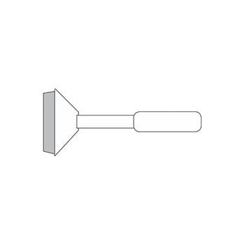 BARON Smooth Scraper for Griddles. - Whisk Hospitality - FT-R