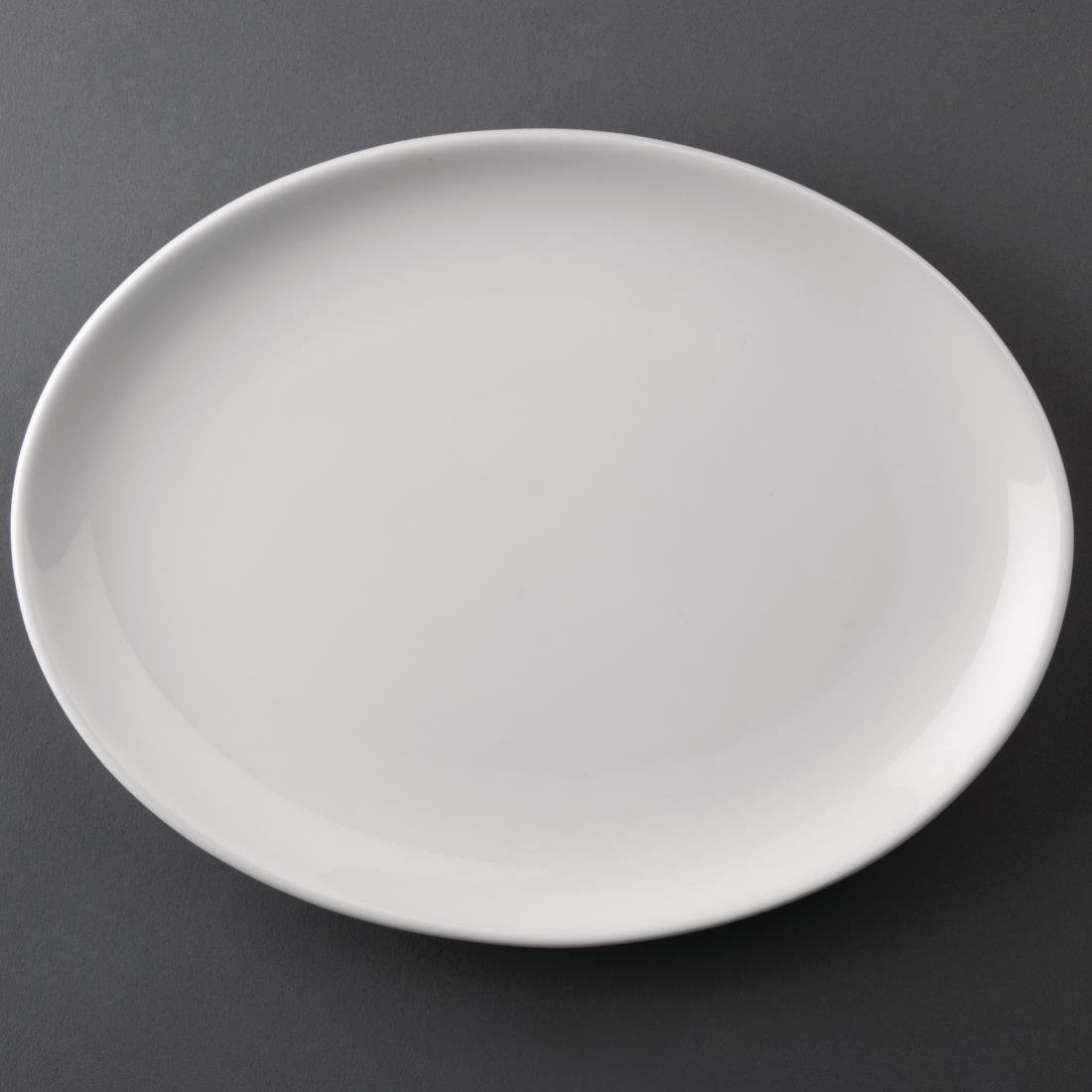 Olympia Athena Oval Coupe Plate - 254x197mm (Box 12) CC211 - Whisk Hospitality - CC211