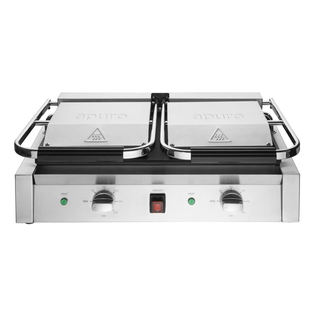 Apuro Bistro Contact Grill - Double (Ribbed/Ribbed) CU604 - A - Whisk Hospitality - CU604-A