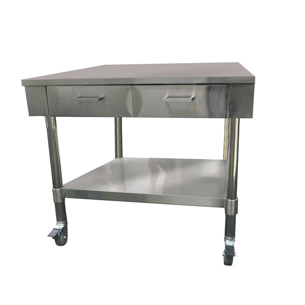 Work bench with 2 drawers and undershelf - SWBD7 - 2 - Whisk Hospitality - SWBD7-2