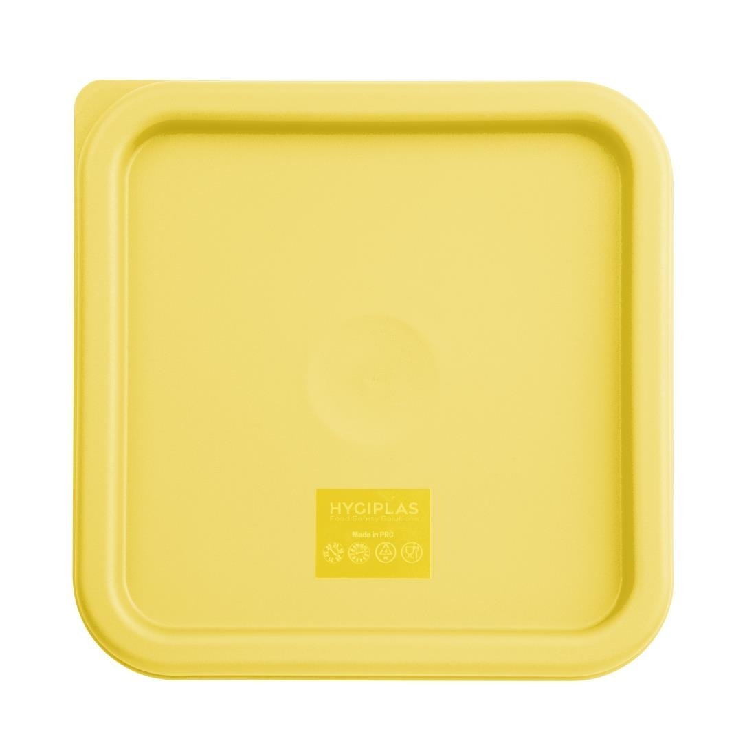 Hygiplas Lids Medium Yellow FX138 - Whisk Hospitality - FX138