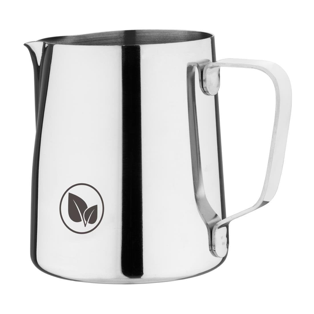 Olympia Vegan Milk Jug Stainless Steel - 340ml HC608 - Whisk Hospitality - HC608