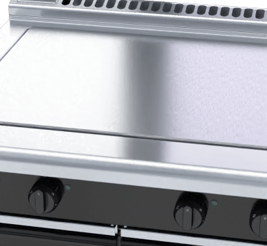 Waldorf Bold Rnl8140E Cb 900Mm Electric Solid Top Low Back Version Cabinet Base - Whisk Hospitality - RNLB8104E-CD