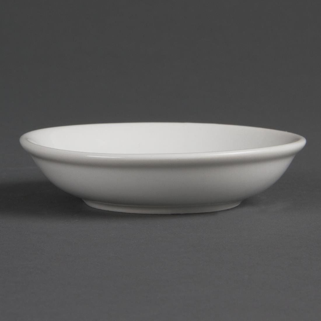 Olympia Whiteware Soy Dish - 10cm 4" (Box 12) CB494 - Whisk Hospitality - CB494