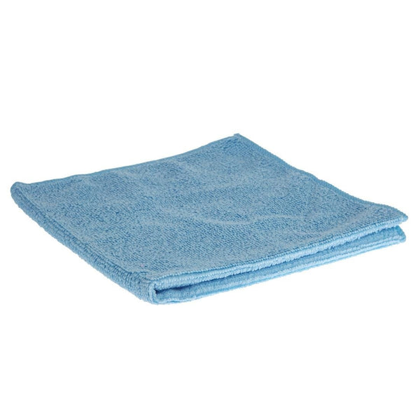 Jantex Microfibre Cloths Blue (Pack 5) DN839 - Whisk Hospitality - DN839