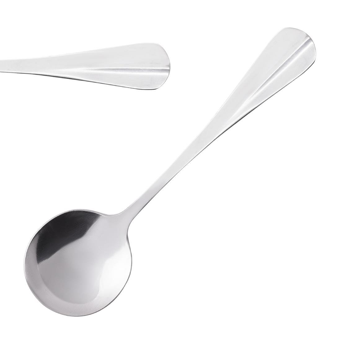 Olympia Baguette Soup Spoon St/St (Box 12) D601 - Whisk Hospitality - D601