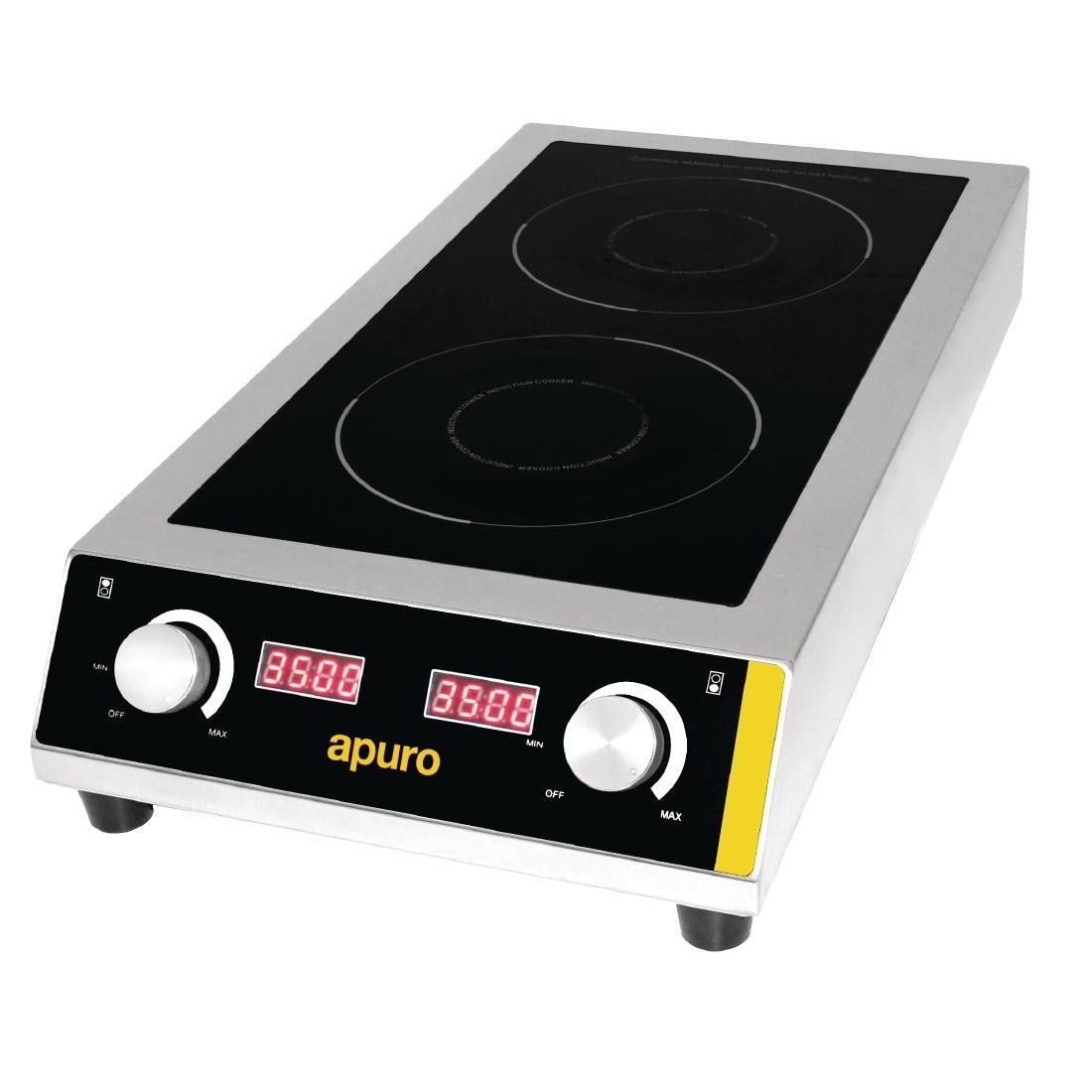 Apuro Heavy Duty Double Induction Hob - 7kW GF239 - A - Whisk Hospitality - GF239-A
