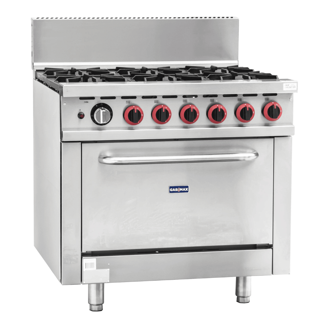 Gasmax 6 Burner With Oven Flame Failure GBS6TSLPG - Whisk Hospitality - GBS6TSLPG