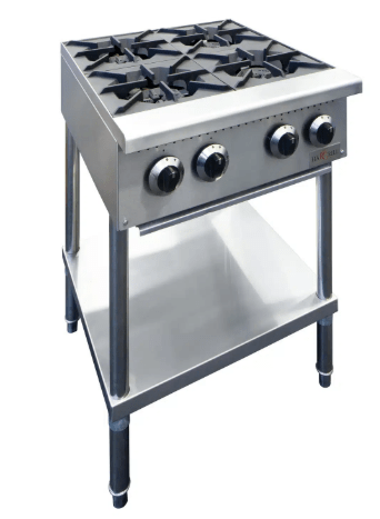 Hargrill HAR-HP600 4 Burner Cooktop + Stand - Whisk Hospitality - 3PA-7355-HAR-HP600
