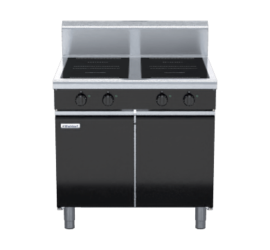 Waldorf Bold Inb8400R5 Cd 900Mm Electric Induction Cooktop Cabinet Base - Whisk Hospitality - INB8400R5-CD