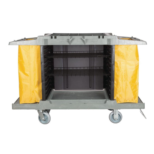 Jantex Housekeeping Trolley (Standard) - 1460x540x990mm DL011 - Whisk Hospitality - DL011