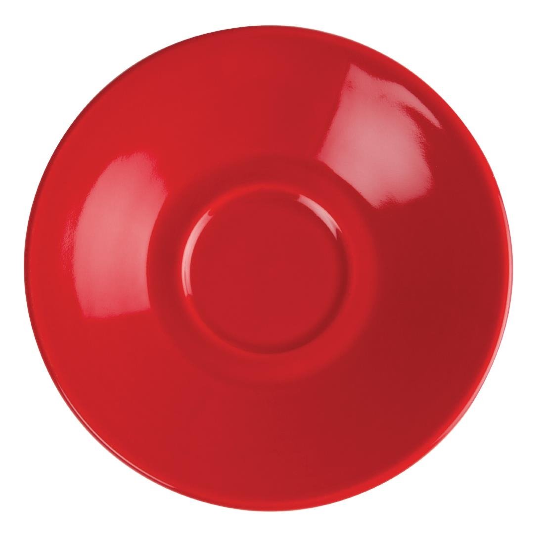 Olympia Cafe Espresso Saucer Red (Box 12) GK085 - Whisk Hospitality - GK085