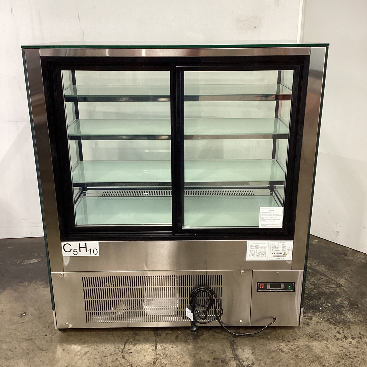 Wellkart Quipwell CFZ12 4 Tier Cake Showcase - Whisk Hospitality - 911126