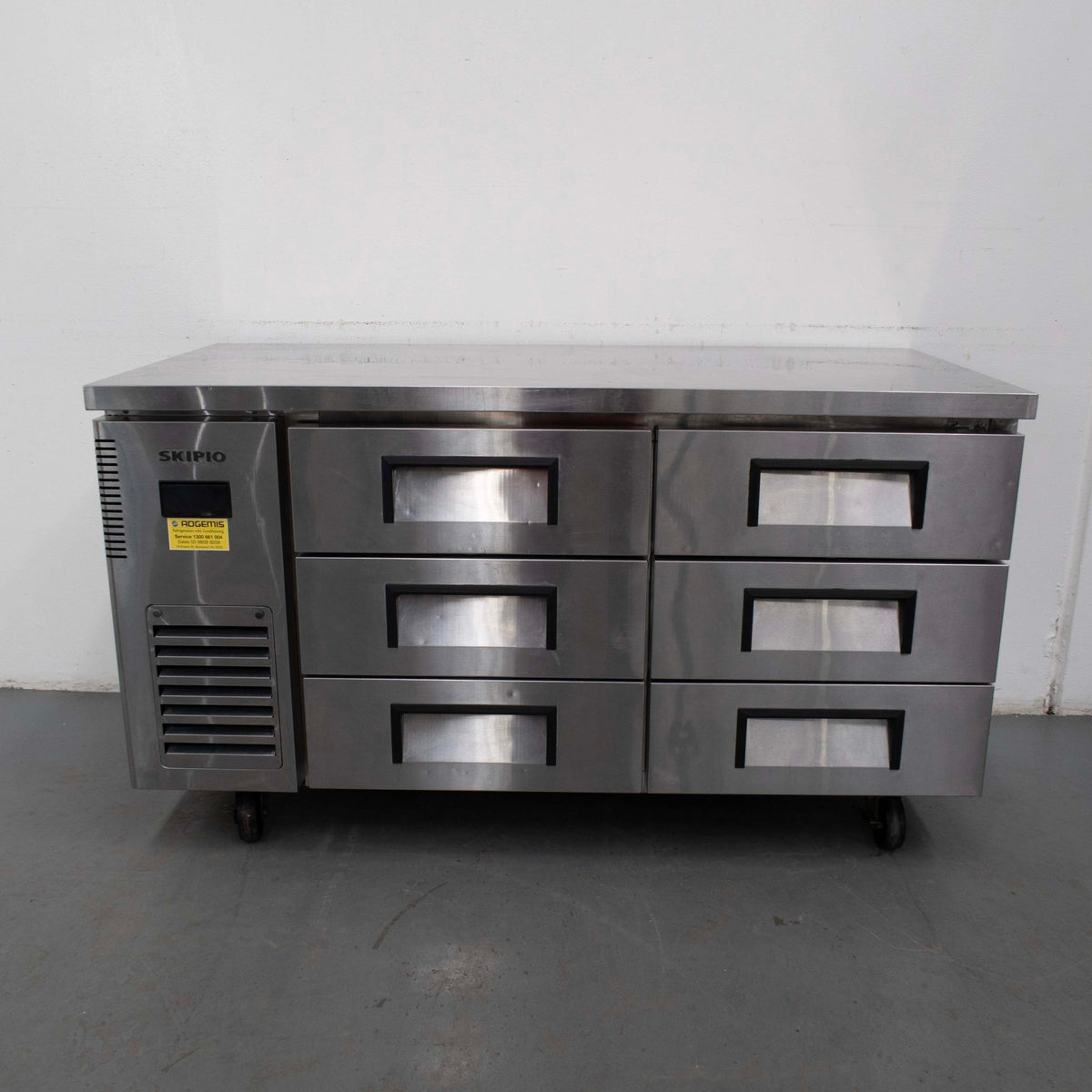 Skipio SUR15-3D-6 Undercounter Bench Fridge Draws - Whisk Hospitality - 855333