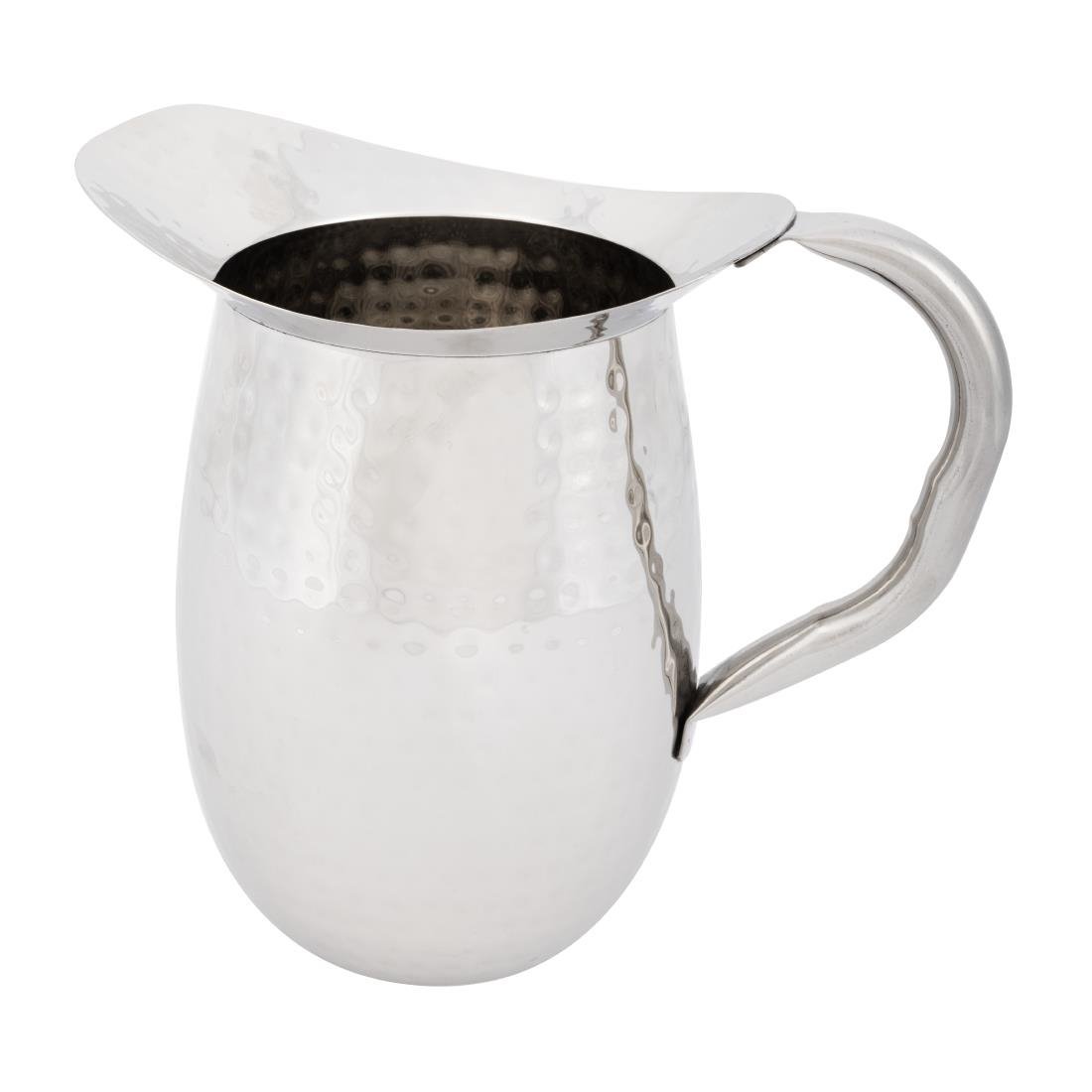 Olympia Hammered Pitcher - 2Ltr FU286 - Whisk Hospitality - FU286