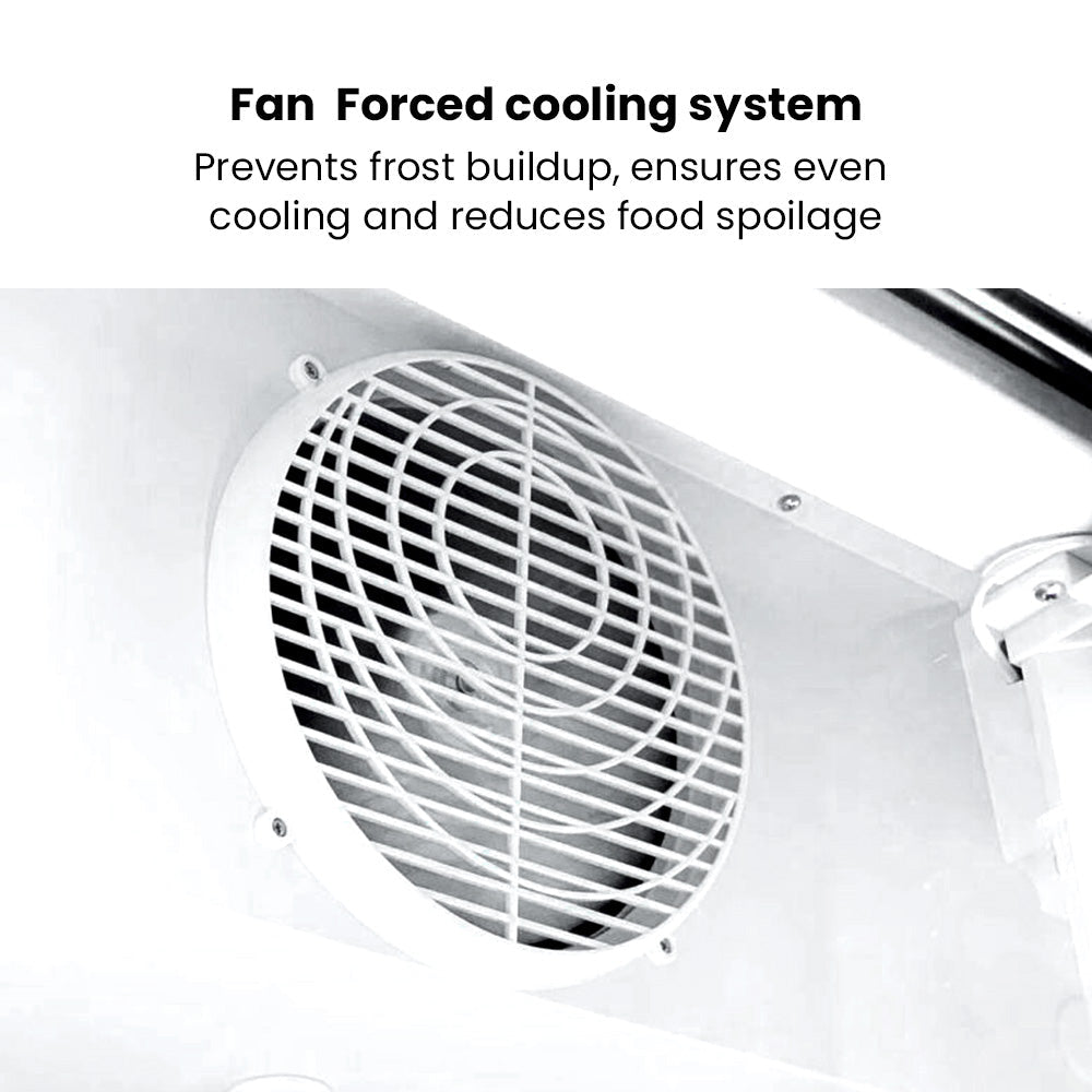 Thermaster Large Two Glass Door Colourbond Upright Drink Fridge - LG - 1200P - Whisk Hospitality - LG-1200P