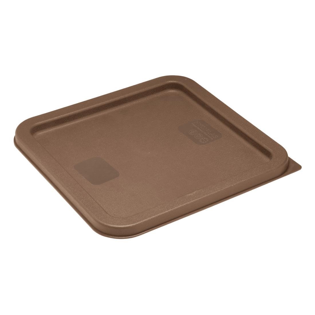 Hygiplas Square Brown Lid for - 5.5/7Ltr HY423 - Whisk Hospitality - HY423