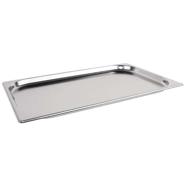Vogue Heavy Duty St/St - GN 1/1 Pan 20mm GC961 - Whisk Hospitality - GC961