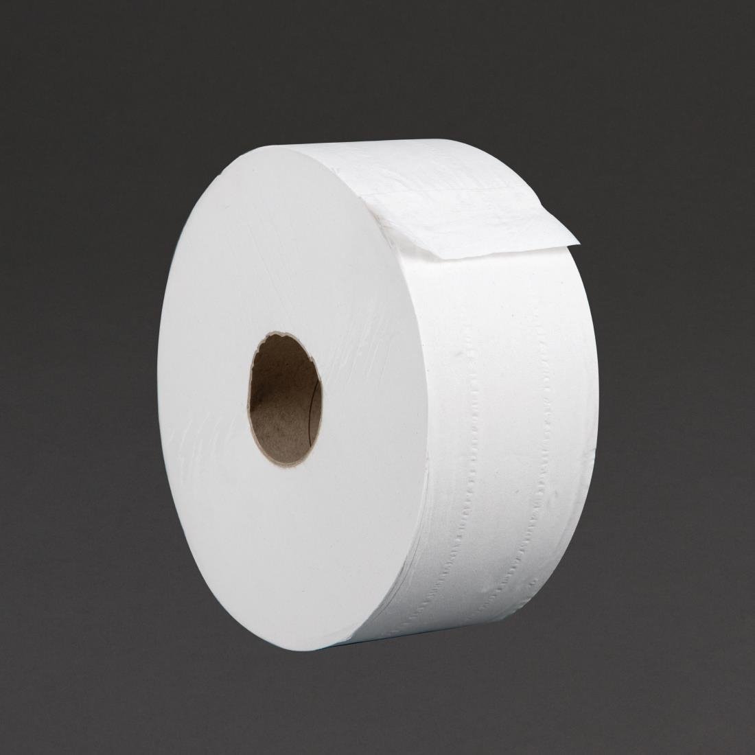 Jantex Jumbo Roll Refill 2ply 300m (Pack 6) DL919 - Whisk Hospitality - DL919