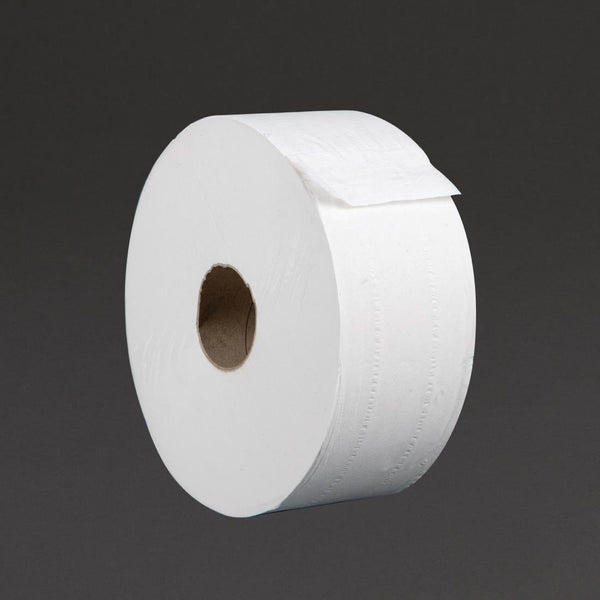 Jantex Jumbo Roll Refill 2ply 300m (Pack 6) DL919 - Whisk Hospitality - DL919