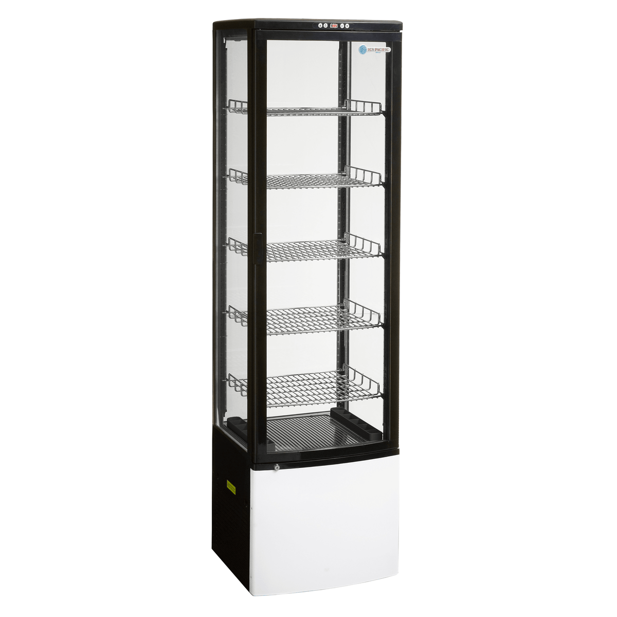 Como 280L Floor Standing Refrigerated Display - Black - Whisk Hospitality - WH-Como-280-BLK