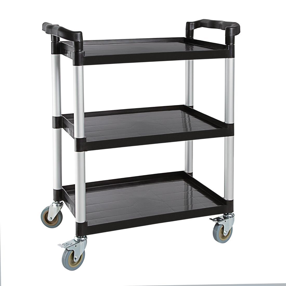 Vogue Mobile Trolley Compact Polypropylene Black - 130kg CF101 - Whisk Hospitality - CF101