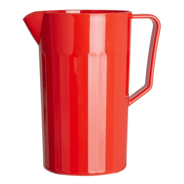 Olympia Kristallon Polycarbonate Jug Red - 1.4Ltr (Box 1) CE281 - Whisk Hospitality - CE281