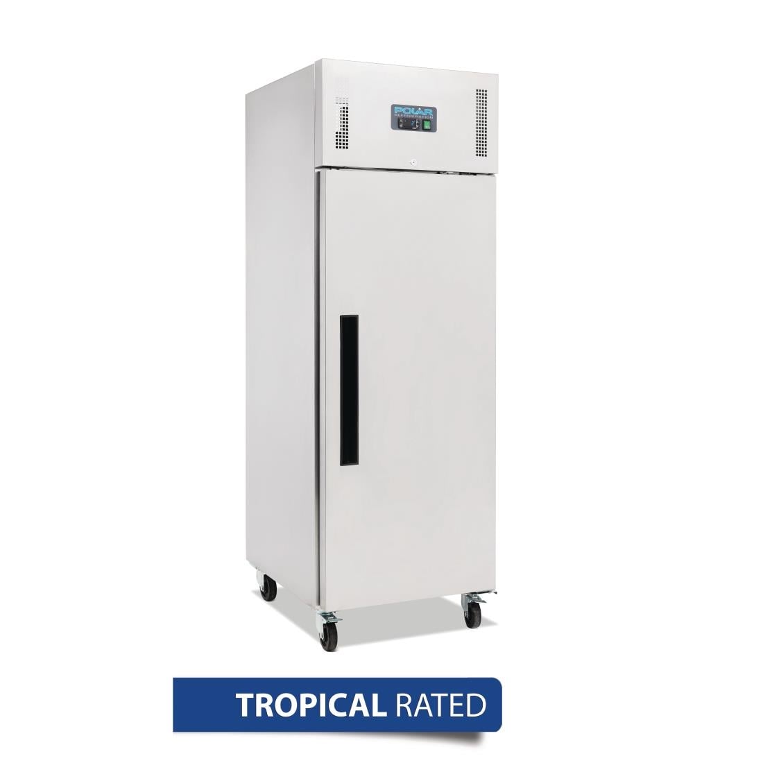 Polar G - Series Gastro Upright Fridge Single Door St/St - 600Ltr DL893 - A - Whisk Hospitality - DL893-A