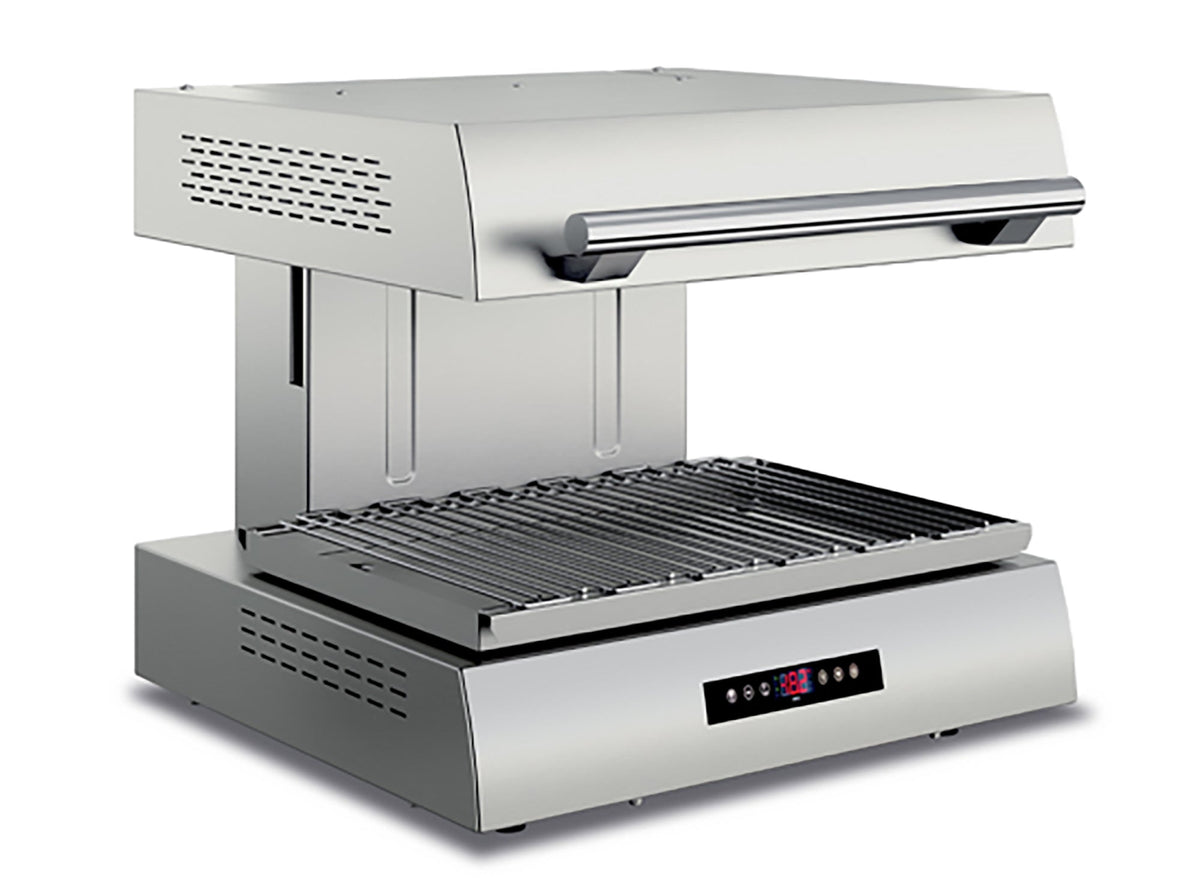BARON Adjustable Height Ultra Rapid Electric Salamander With 540 x 365 mm Cooking Surface - Whisk Hospitality - SDSM6E