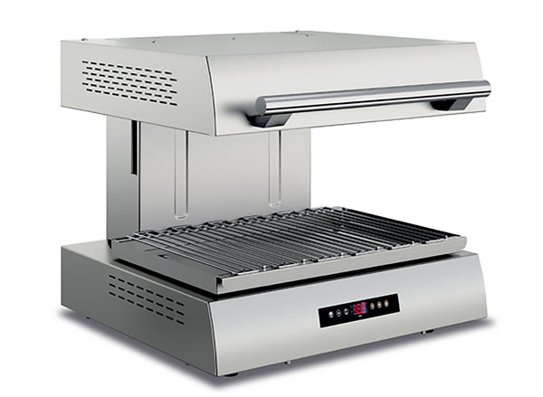 BARON Adjustable Height Ultra Rapid Electric Salamander With 540 x 365 mm Cooking Surface - Whisk Hospitality - SDSM6E