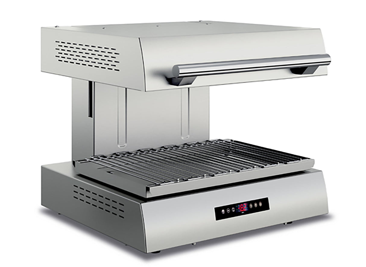 BARON Adjustable Height Ultra Rapid Electric Salamander With 540 x 365 mm Cooking Surface - Whisk Hospitality - SDSM6E