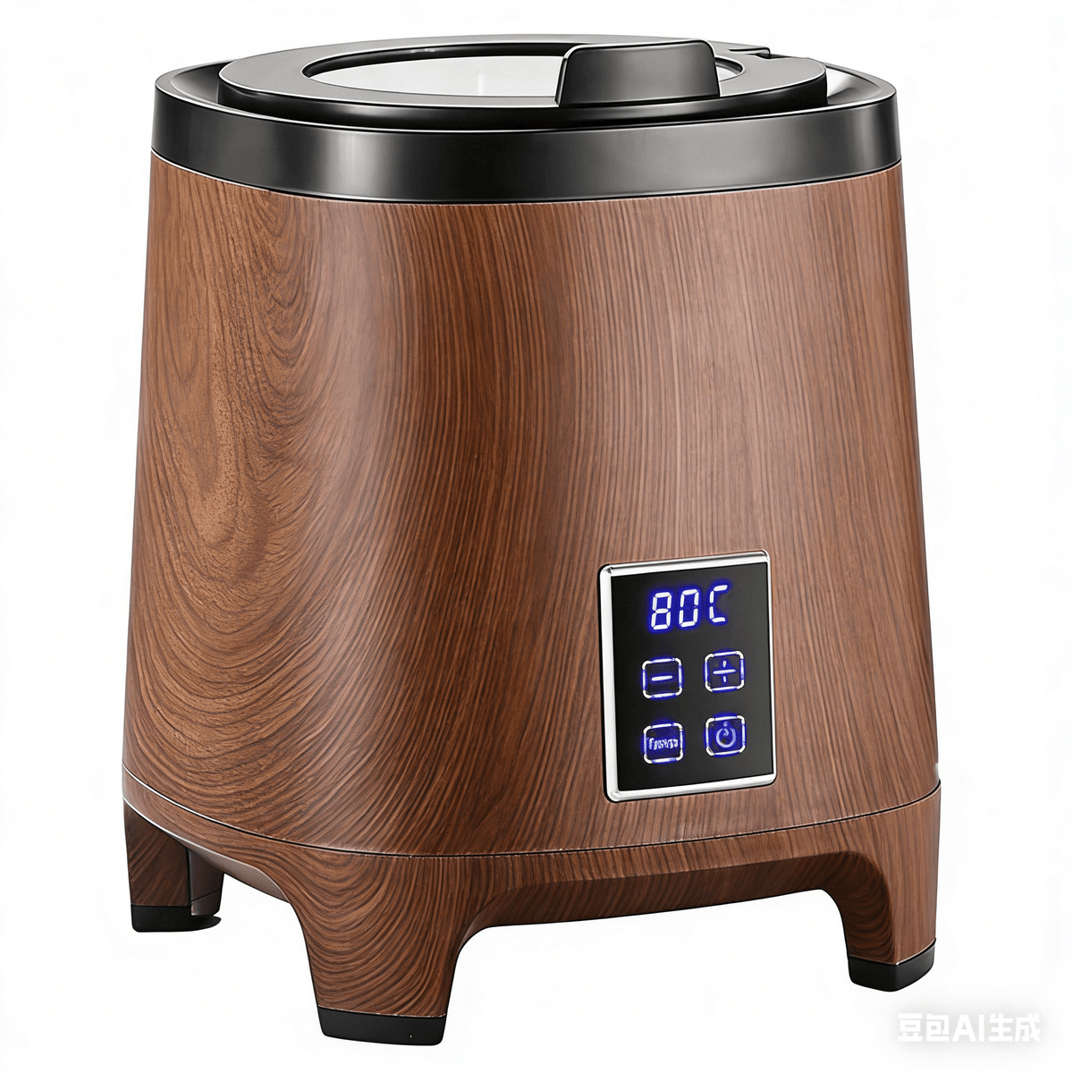 Electric Korean-Style Soup Warmer - Wood - 10L - Whisk Hospitality - 493002