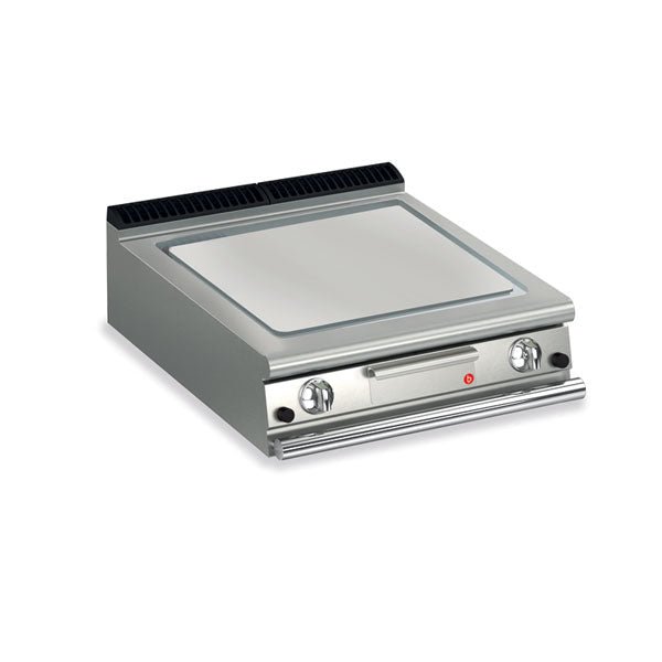 BARON 2 Burner Gas Fry Top With Smooth Chrome Plate And Thermostat Control - Whisk Hospitality - Q70SFTT/G805