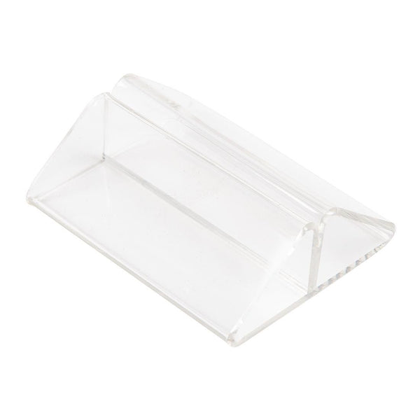 Tent Holder Acrylic Clear CC442 - Whisk Hospitality - CC442
