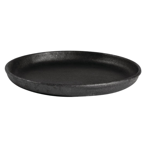 Olympia Cast Iron Round Sizzle Platter - 220mm GJ556 - Whisk Hospitality - GJ556
