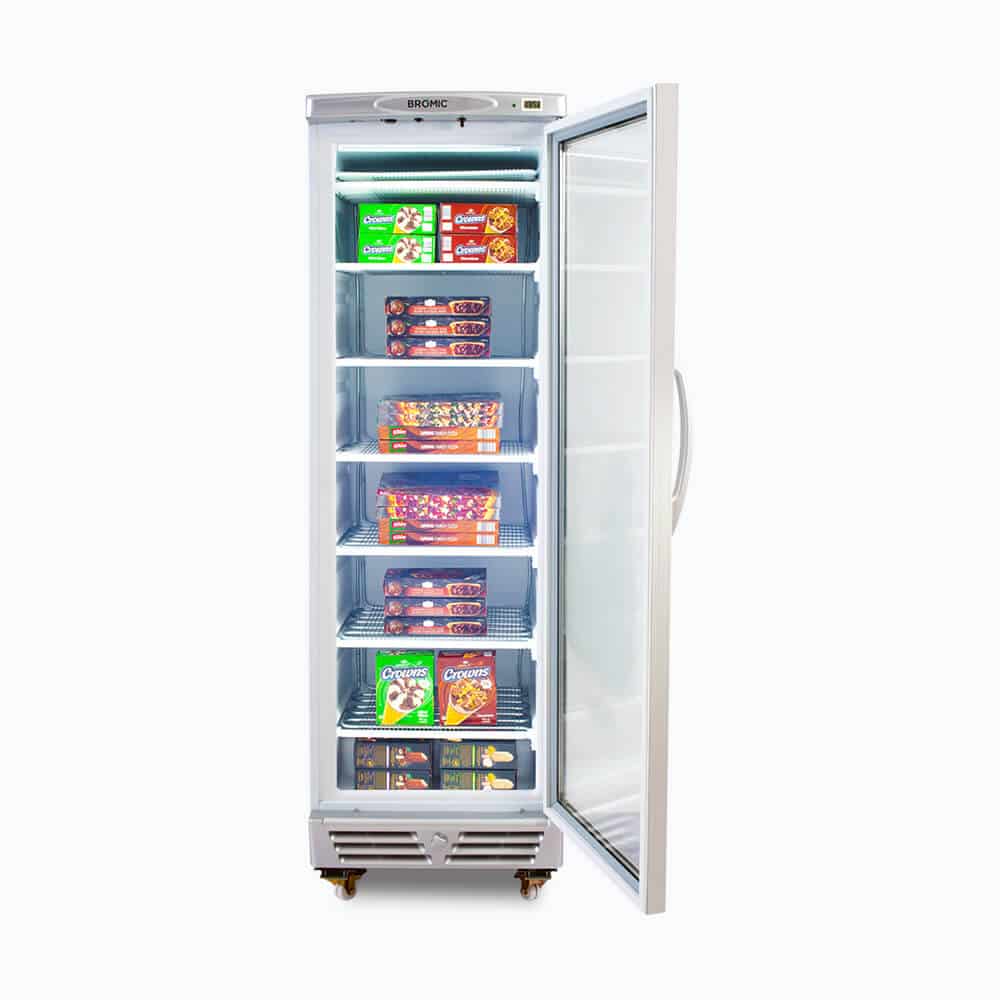 Bromic Upright Display Freezer - 300L - 1 Door - Flat Glass - Whisk Hospitality - UF0374S-NR