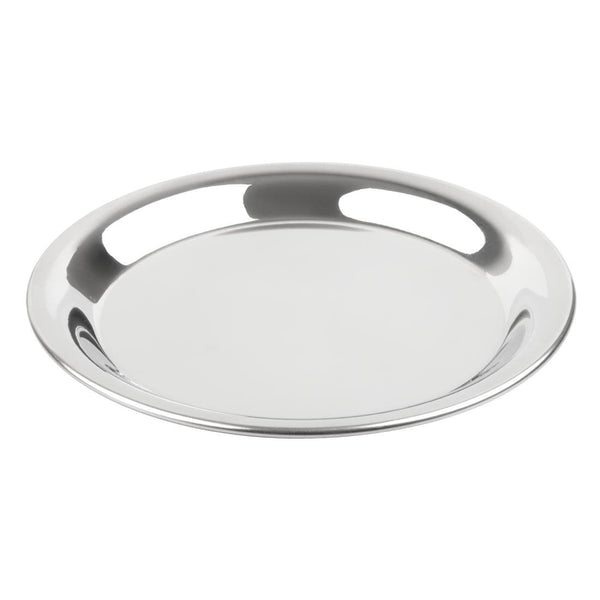 Olympia Round Tip Tray Stainless Steel - 150mm HY109 - Whisk Hospitality - HY109