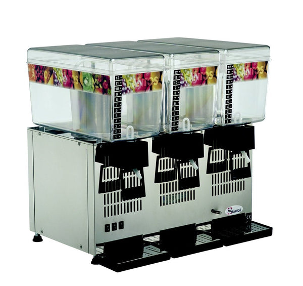 Santos SANTOS 34.3 TRIPLE BOWL COLD DRINK DISPENSER SANTOS 34.3 - Whisk Hospitality - SANTOS 34.3