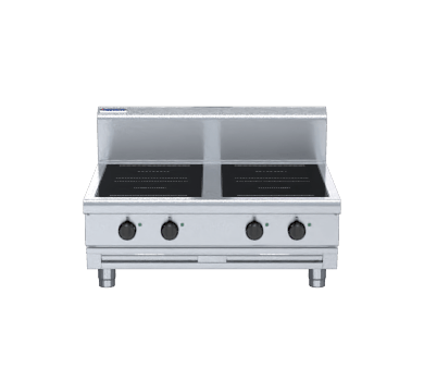 Waldorf 800 Series In8400R5 B 900Mm Electric Induction Cooktop Low Back Version Bench Model - Whisk Hospitality - IN8400R5-B